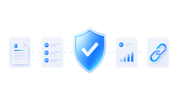 Structured claim validation output with approval likelihood and evidence